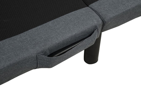 Weston Full Dual-Motor Massage Adjustable Bed Base in Black and Grey — product image 13