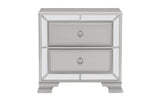 Avondale Gray Upholstered Tufted Panel Bedroom Set