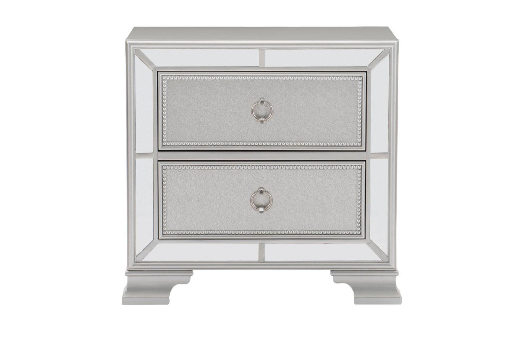 Avondale Gray Upholstered Tufted Panel Bedroom Set