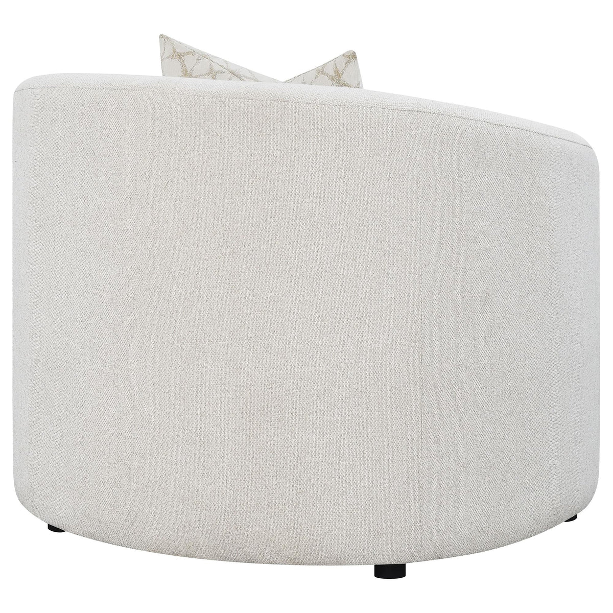 Rainn Boucle Upholstered Sloped Arm Accent Chair Latte — product image 7