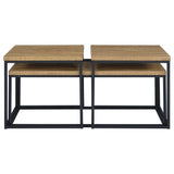 Coffee table top showing melamine paper veneer finish