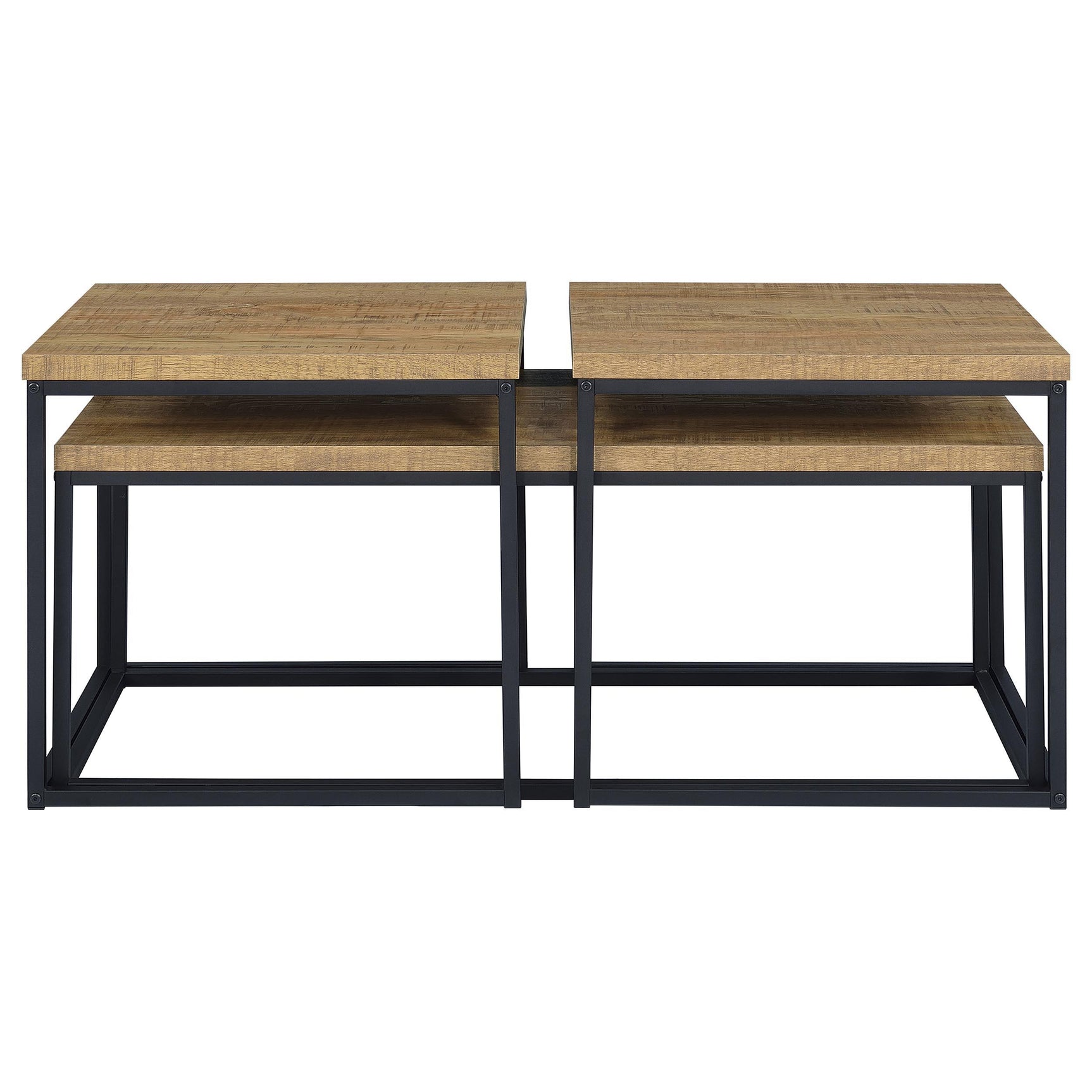 Coffee table top showing melamine paper veneer finish