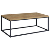 End table corner showing construction