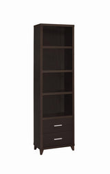 Lewes Media Tower showing adjustable shelves and compartments