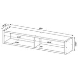 Lewes Bridge With 2 Encased Storage Compartments Cappuccino