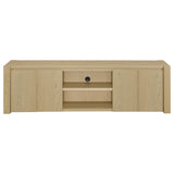 Top view of Laurelton media console surface