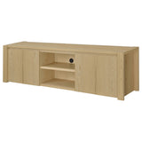 Open shelving with cord management