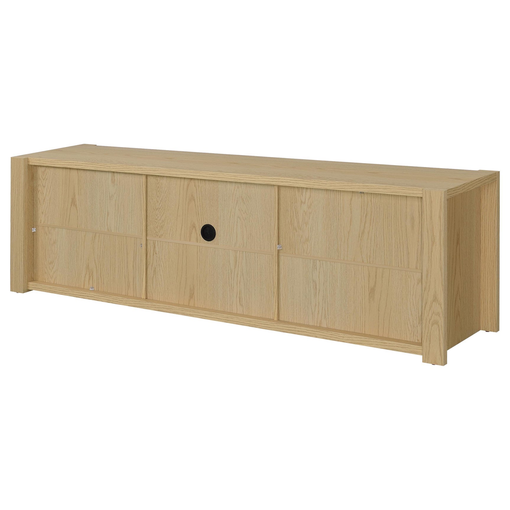 Back of media console low angle