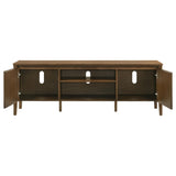 Open central bay with adjustable shelf and drawer