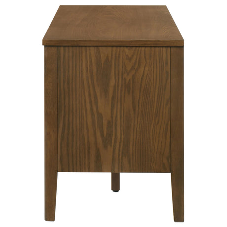 Two cabinet doors closed