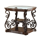 Laney Coffee Table metal scrollwork close-up
