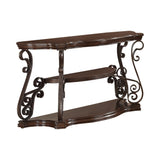 Laney End Table showcasing round center pedestal base