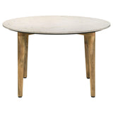 Close side view of end table and leg details