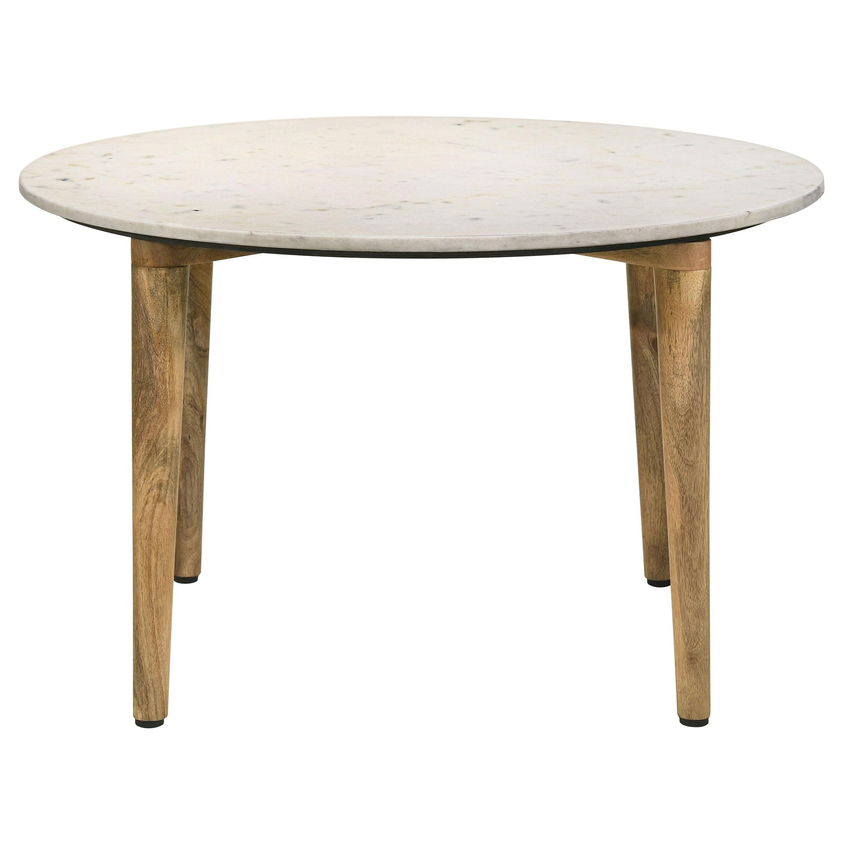Close side view of end table and leg details