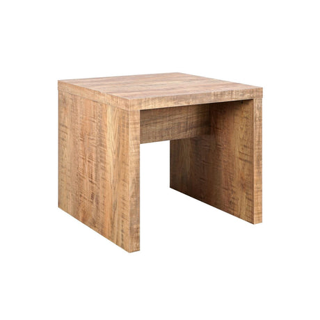 Lynette Square Mango Wood End Table front view