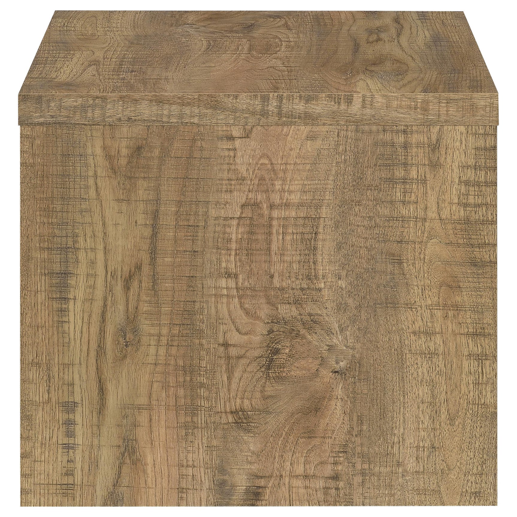 Lynette end table with warm honey finish
