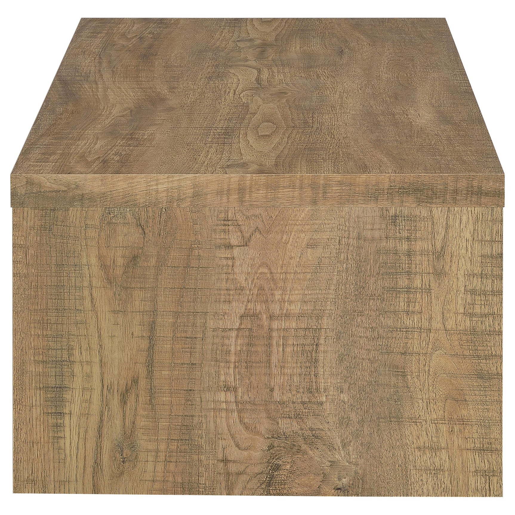 Lynette tables showing melamine paper finish