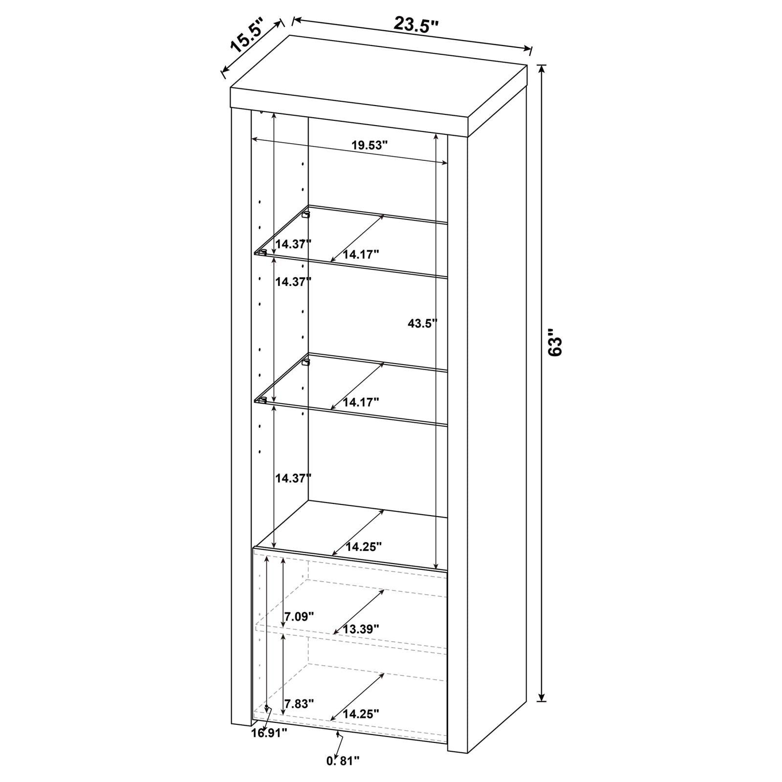 Media Tower 704254 - Ella Furniture
