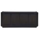 Leandro TV Stand Side View Showing Doors