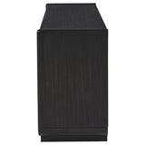 Leandro Console Door Push-to-Open Mechanism
