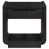 Leandro side table open lower shelf