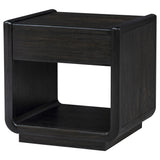 Leandro side table in living room setting