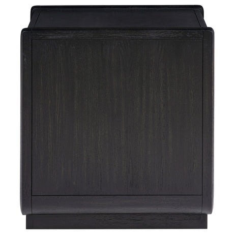 Leandro end table drawer open