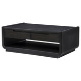 Leandro coffee table drawer close-up