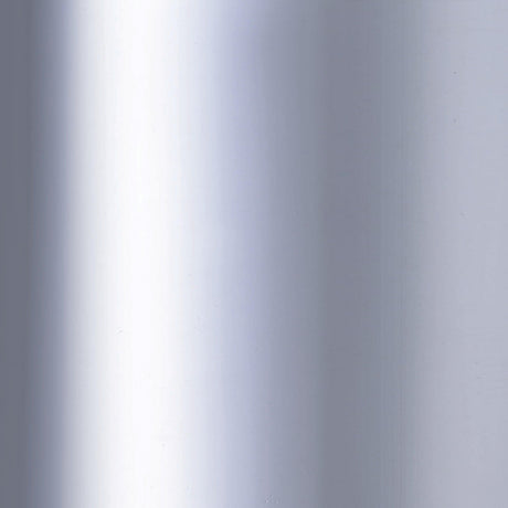 Top-down view highlighting the clear glass surface and reflective chrome base