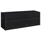 Durable melamine veneer finish on Rutland TV stand