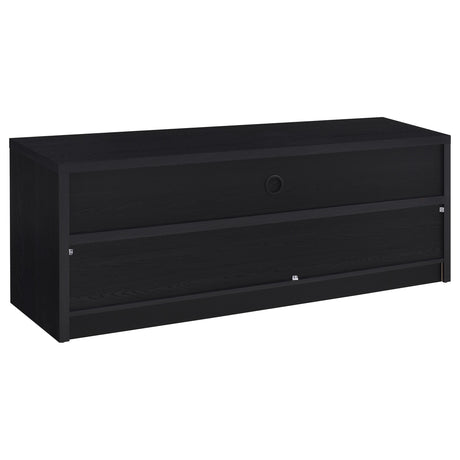 Durable melamine veneer finish on Rutland TV stand