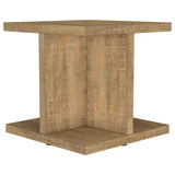 Close-up of mango finish and wood texture