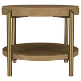 Arini 3-piece Round Coffee and End Table Set Sand Wash