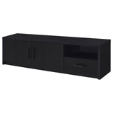 Drawer detail on Murray TV stand