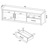 Murray TV stand in modern living room setting