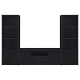 Winfield TV stand with media devices organized