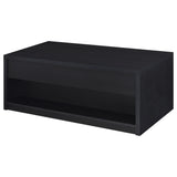 Side view of end table