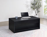 Lift-top mechanism of Knapp Coffee Table