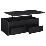 Two drawers open on Knapp Coffee Table