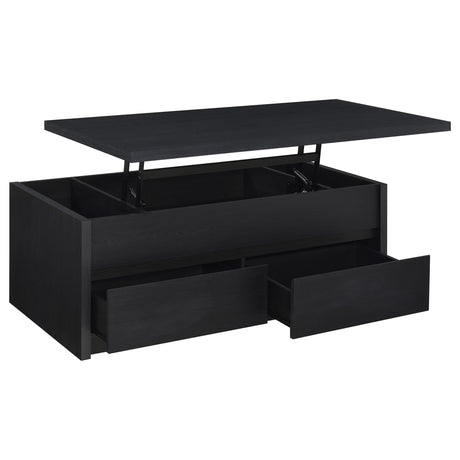 Two drawers open on Knapp Coffee Table