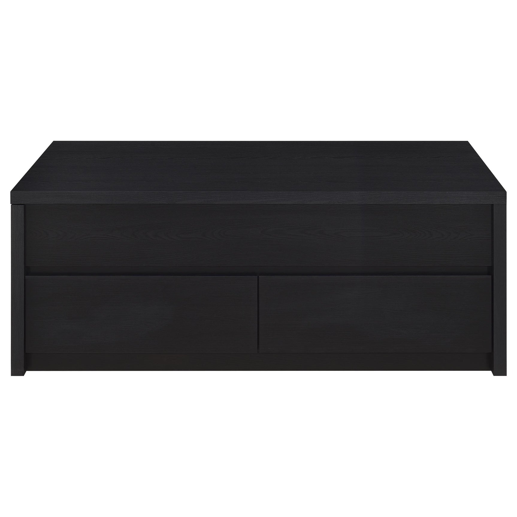 Hidden storage compartment under lift top