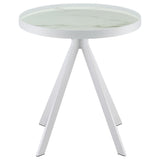 Briggs side table metal frame detail