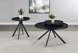 Briggs compact round marble top side table