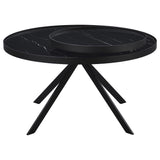 Top view of Briggs round coffee table