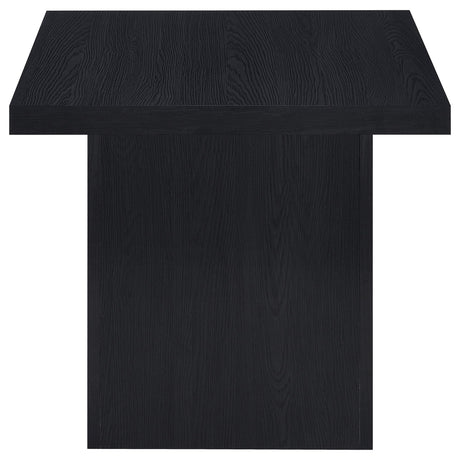 Max Square end table top surface close-up