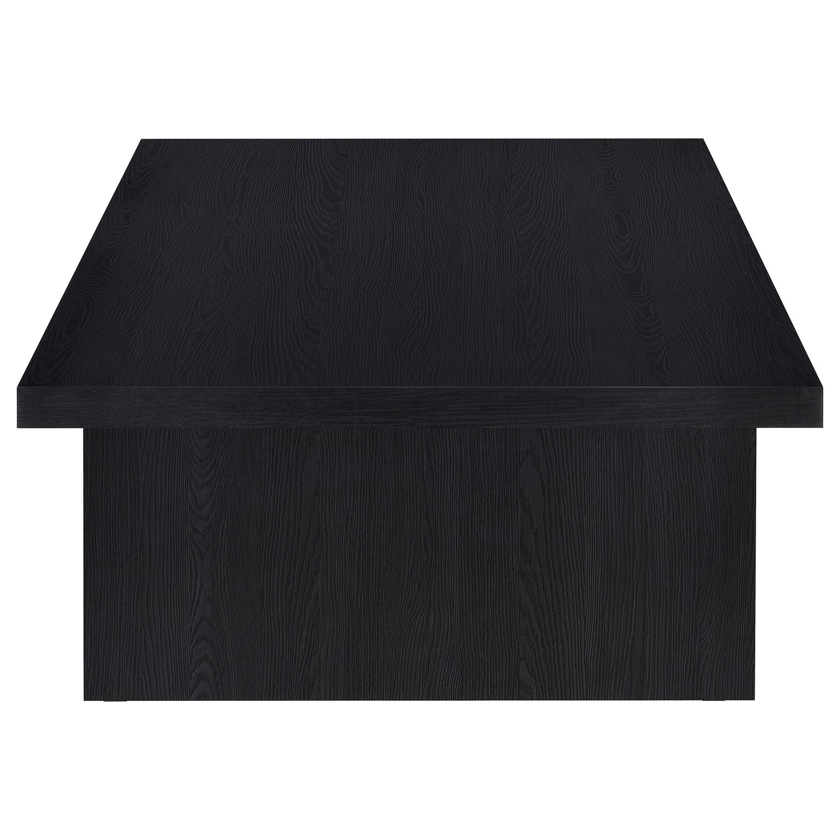 Max 2-piece black coffee and end table set full view