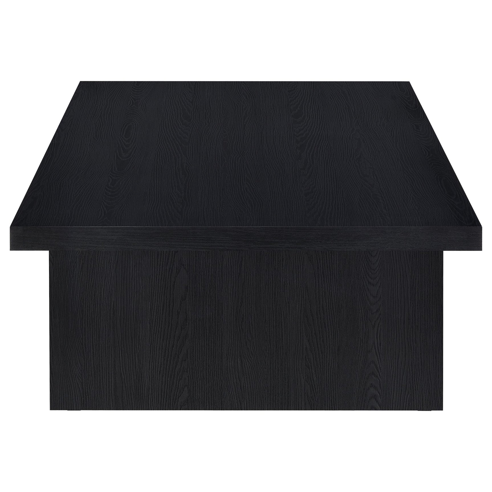 Max 2-piece black coffee and end table set full view