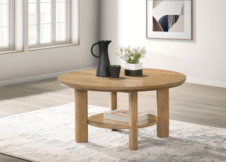 Ottowa coffee table sculptural legs and shelf