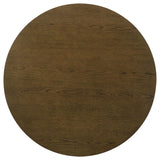 Ottowa 2-piece round wood coffee table set in brown finish