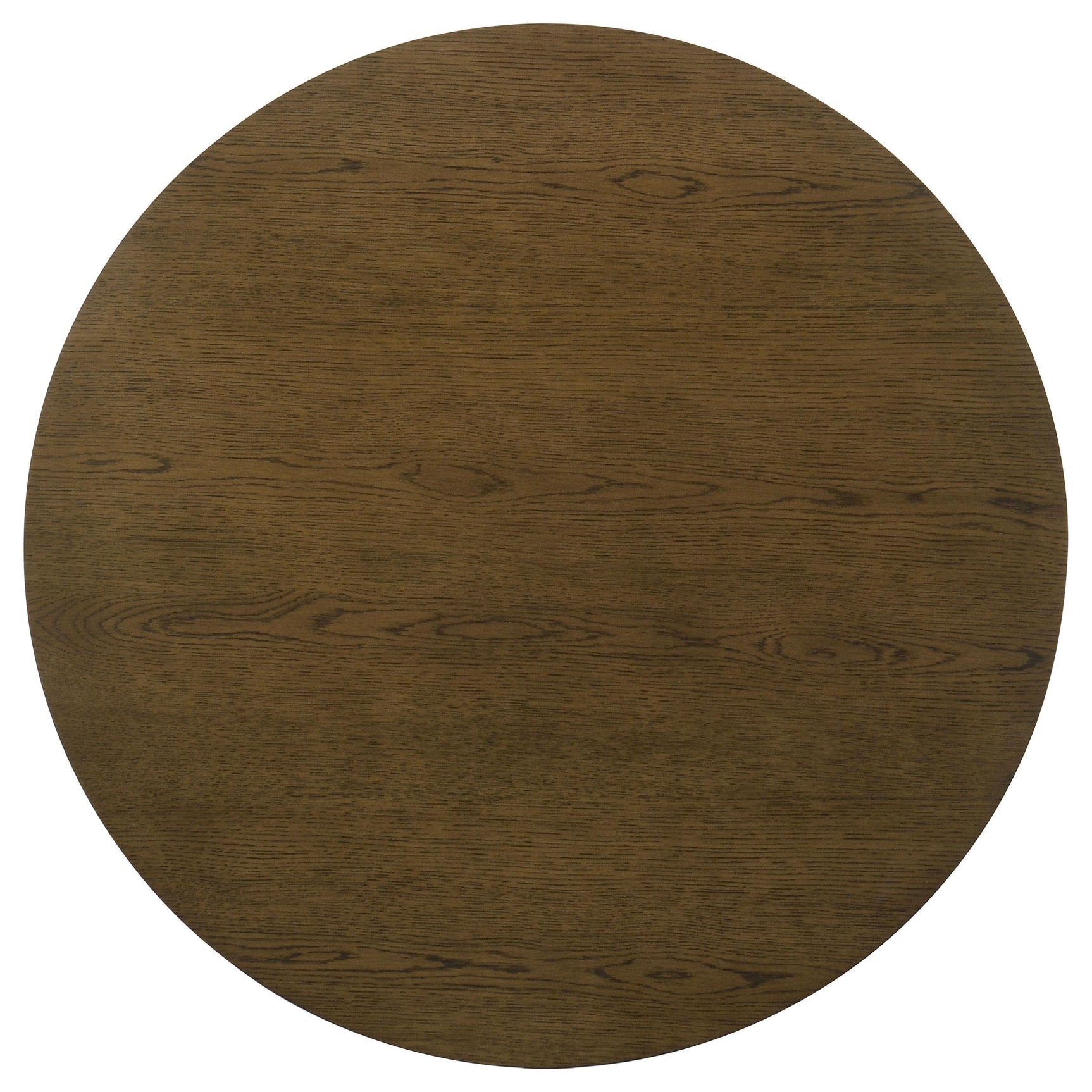 Ottowa 2-piece round wood coffee table set in brown finish